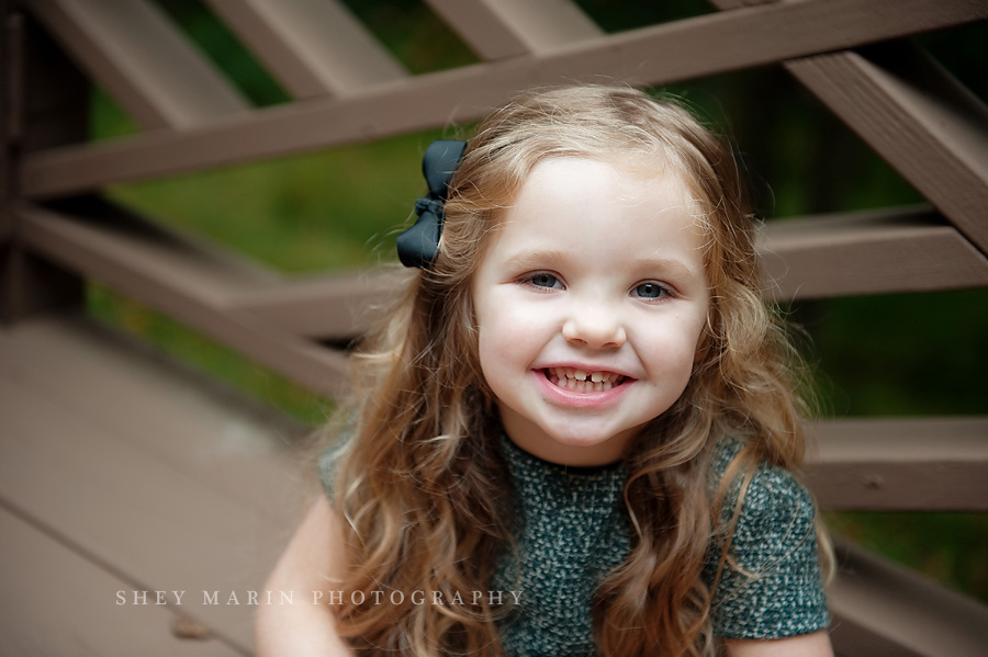 beautiful little girl smiling 