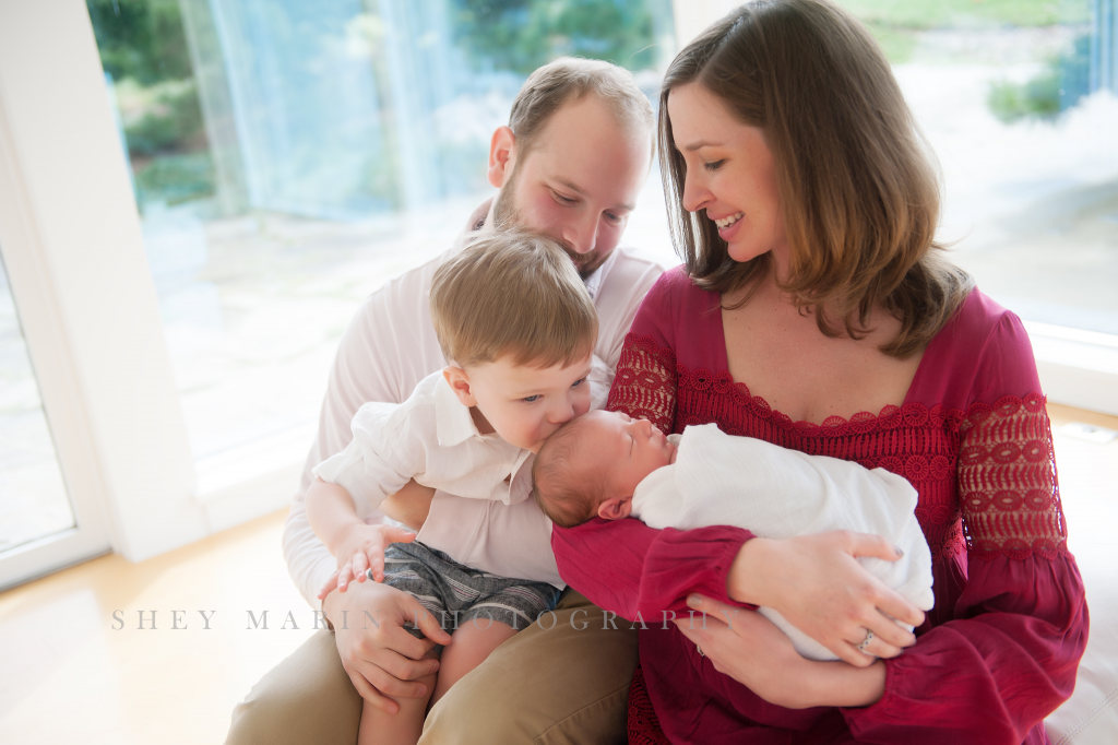 Washington DC family with newborn