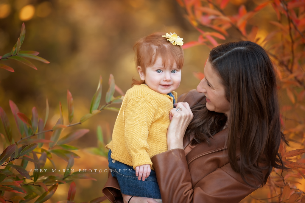 adorable redheaded baby girl | Maryland family photographer