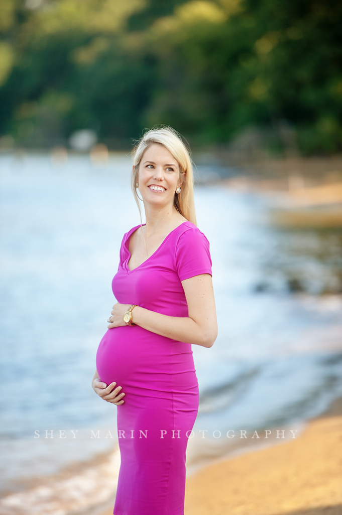 awaiting new baby girl | frederick maryland seaside maternity photographer