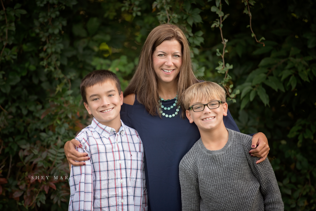 Frederick Maryland children and mother photographed in meadow