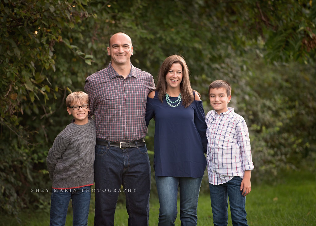 Frederick Maryland children and family photographed in fall meadow