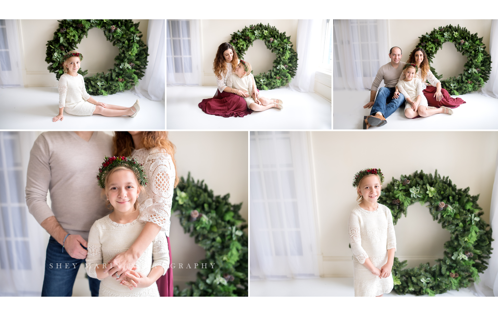 holiday mini sessions in downtown Frederick maryland