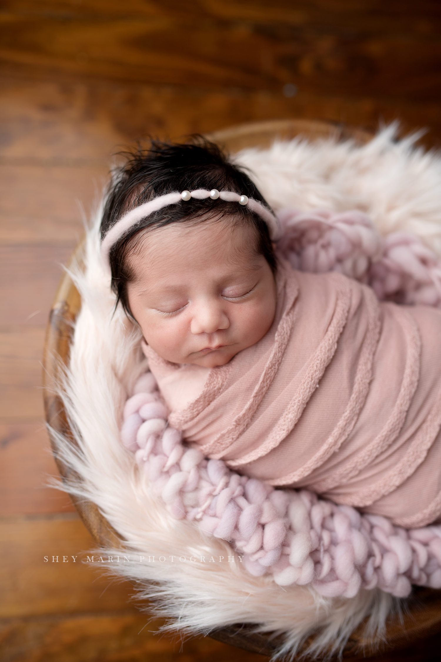 baby girl frederick newborn photographer