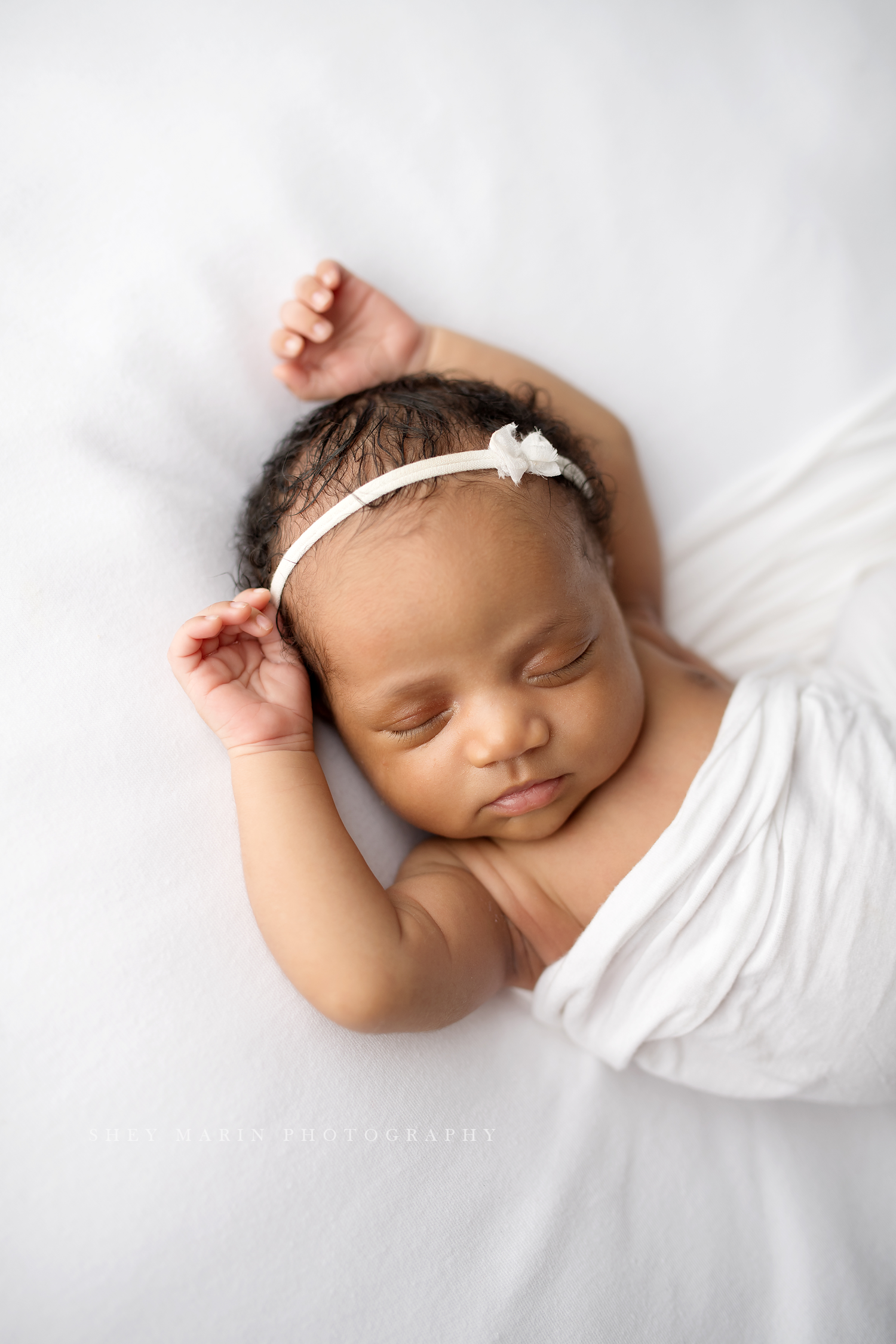 newborn girl washington DC baby photographer