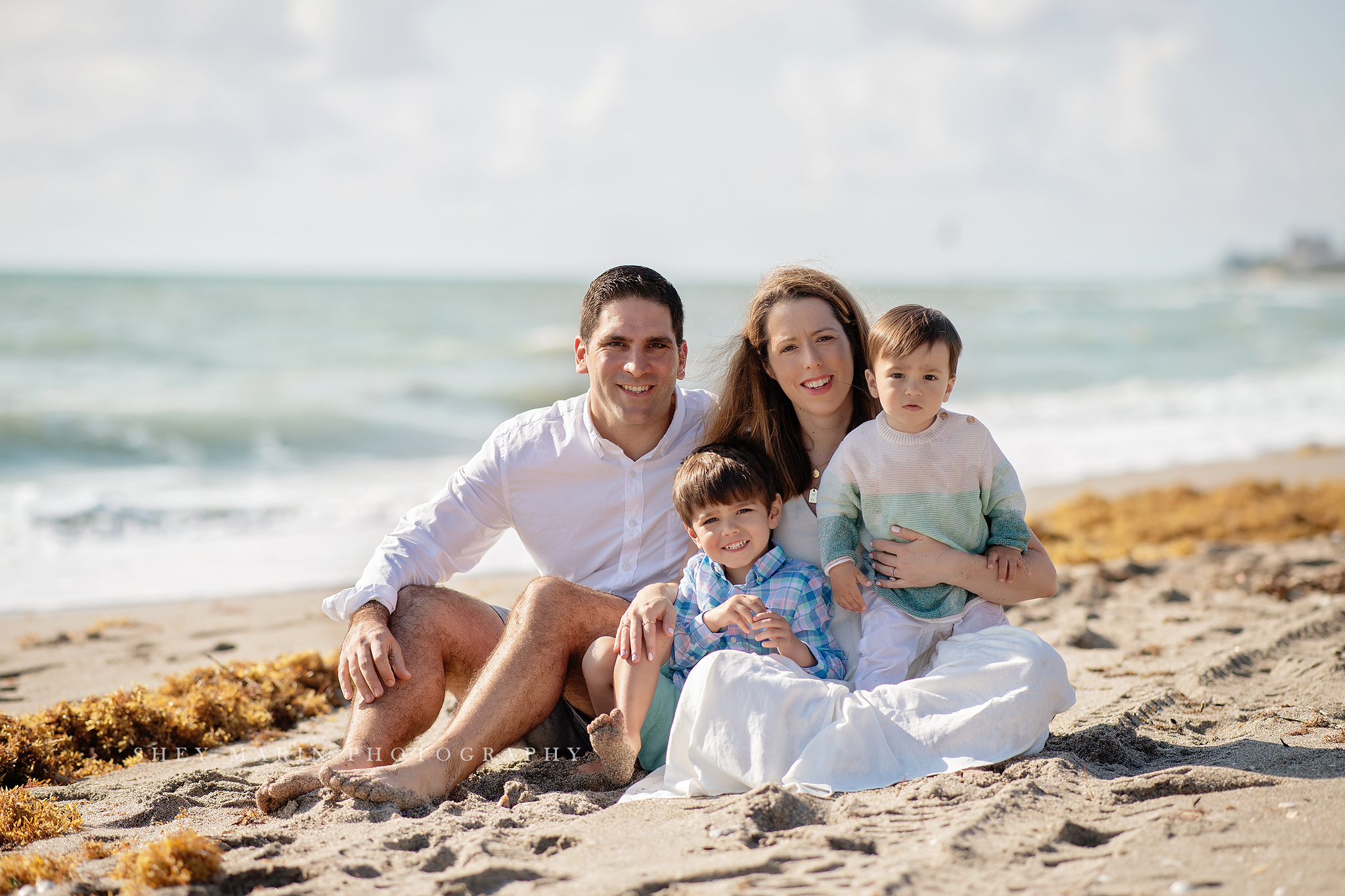 beach jupiter Florida family photosession