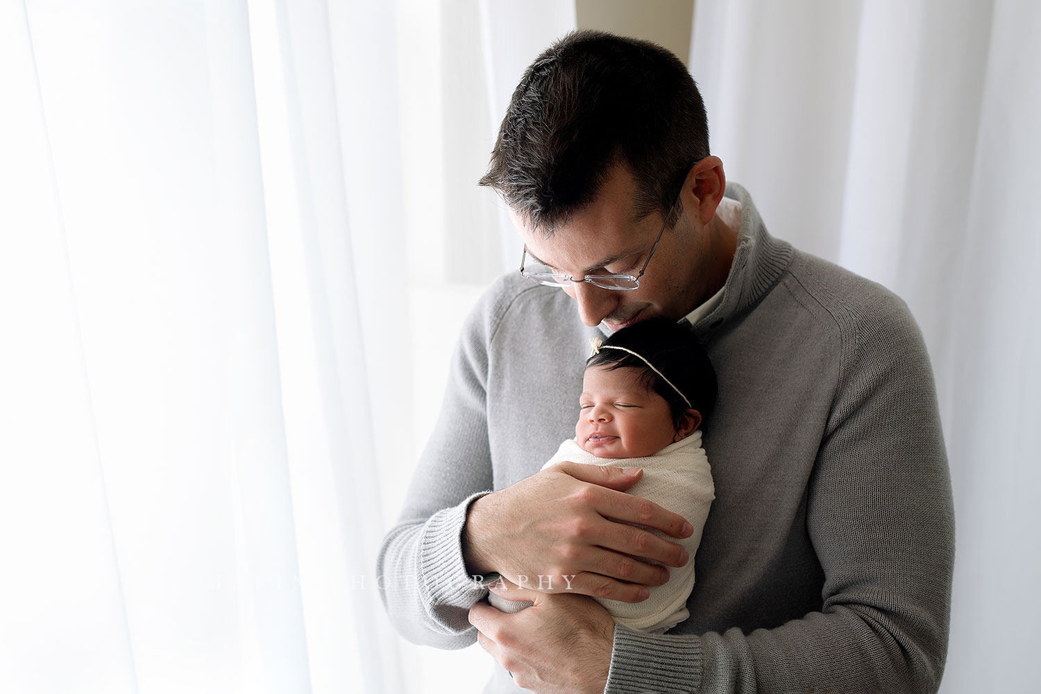 LGBTQ dads newborn photography