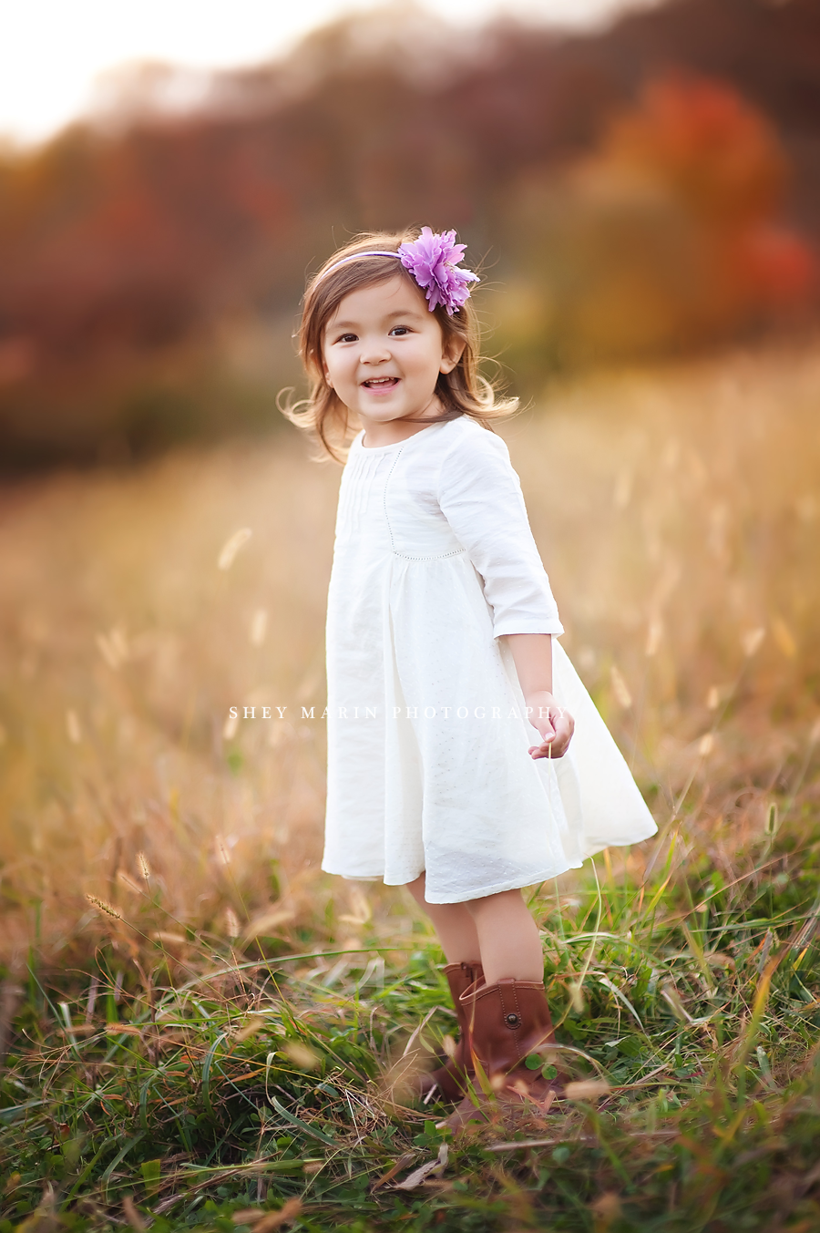 Girl smiling in NOVA park