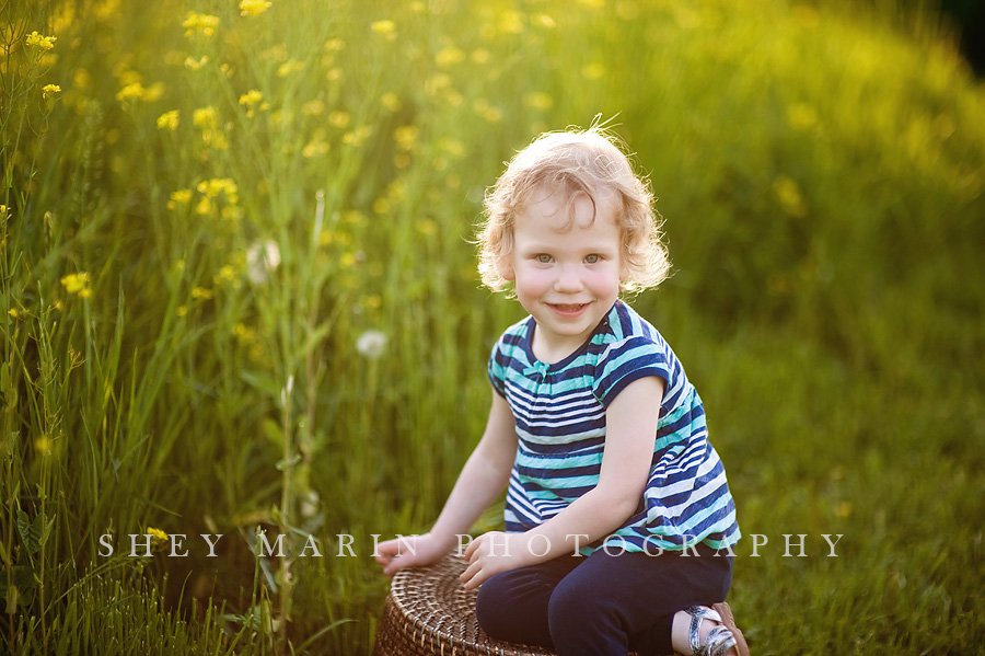 pretty girl on basket