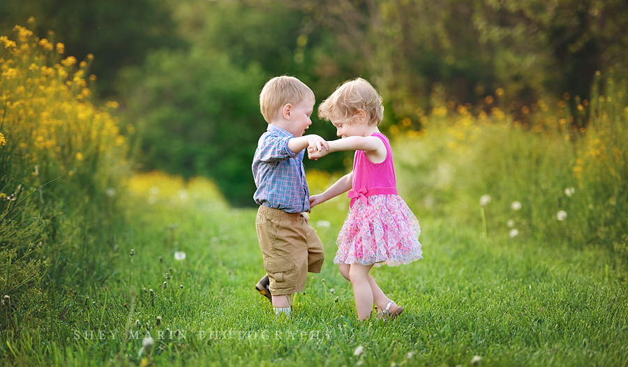 dancing twins