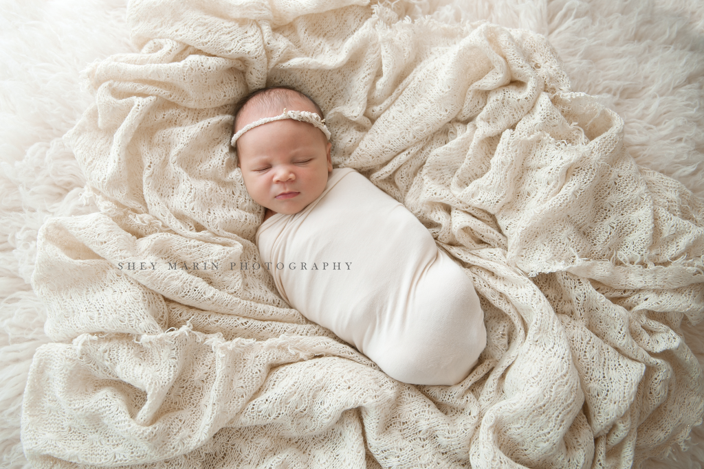 beautiful 12 day old newborn girl | Washington DC Newborn Photographer