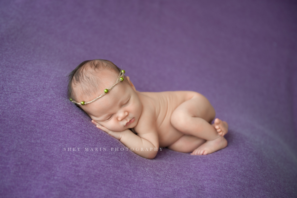 beautiful 12 day old newborn girl | Washington DC Newborn Photographer