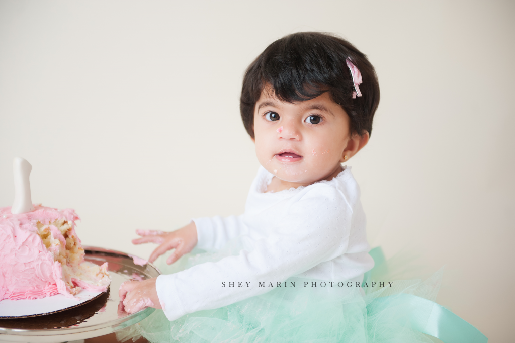 cake smash | Frederick maryland baby photographer