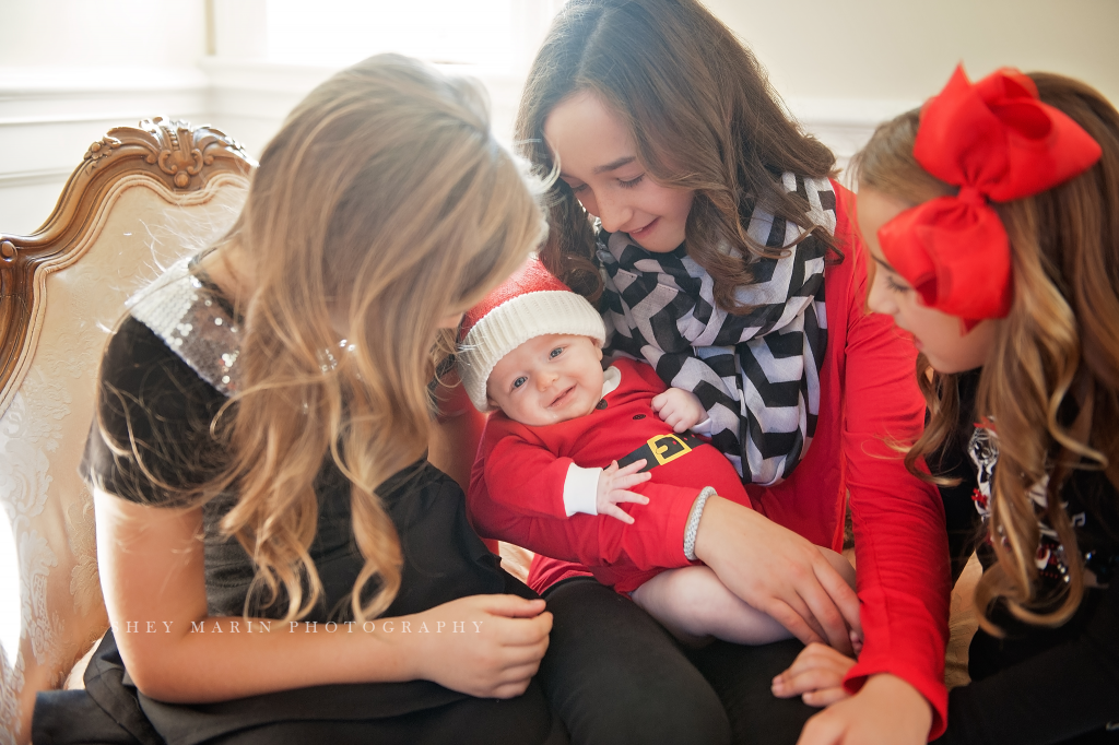 Four sisters | Chevy Chase baby photographer