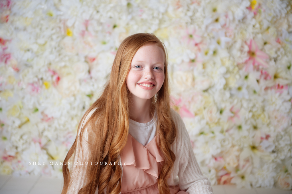 Flower wall | Washington DC child photographer