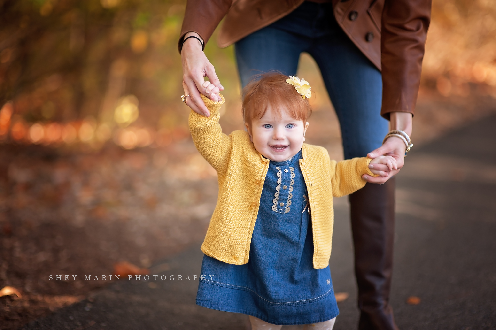 adorable redheaded baby girl | Maryland family photographer