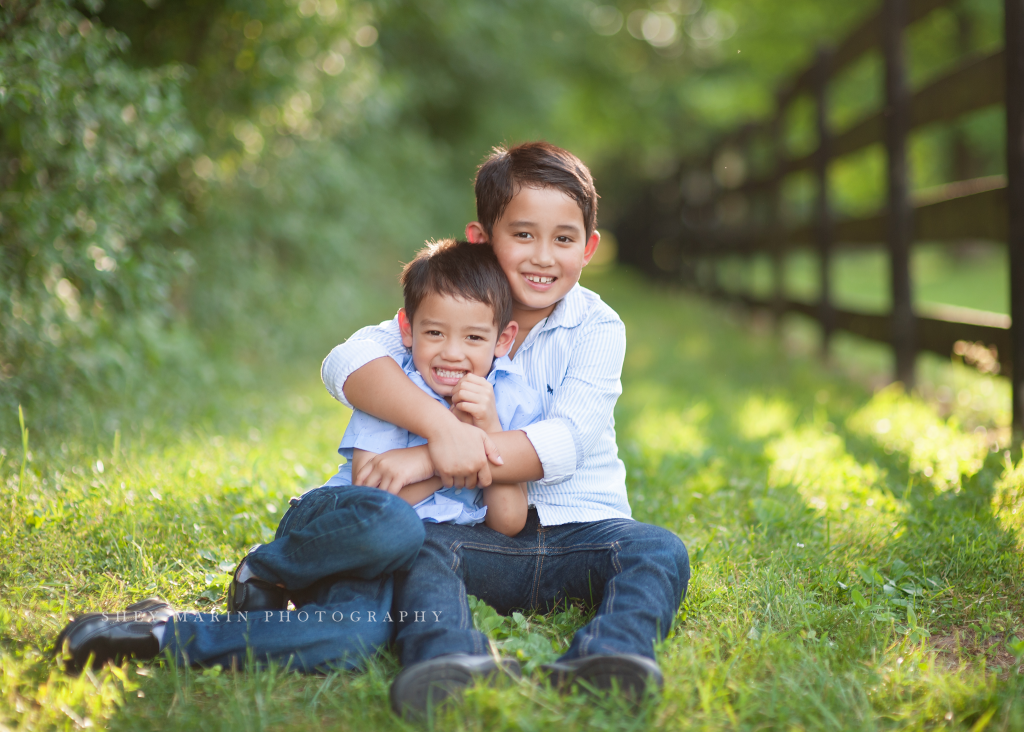 family golden hour portraits | Washington DC child photographer