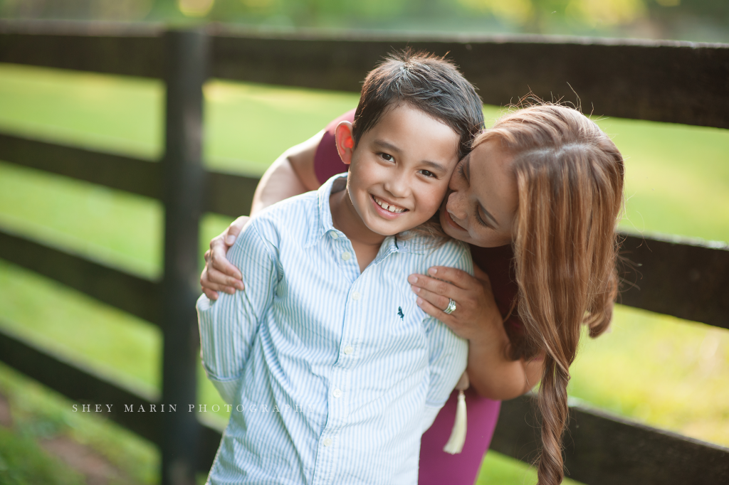 family golden hour portraits | Washington DC child photographer