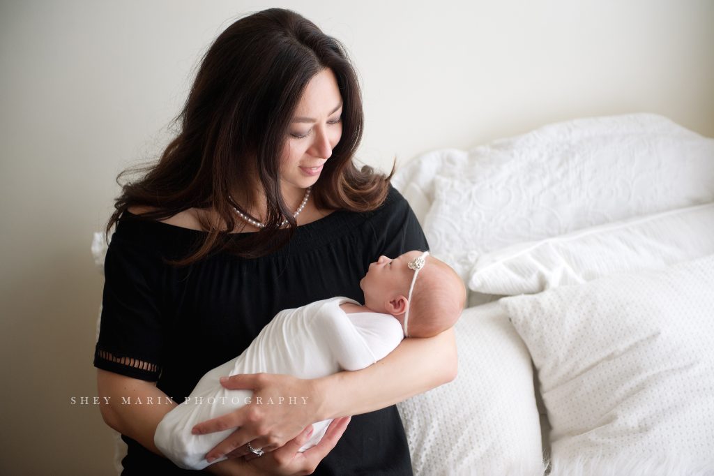 precious newborn girl | Washington DC baby photographer