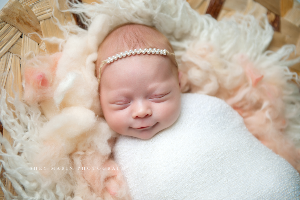 precious newborn girl | Washington DC baby photographer