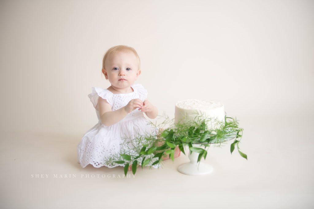 cake smash one year old frederick maryland photographer