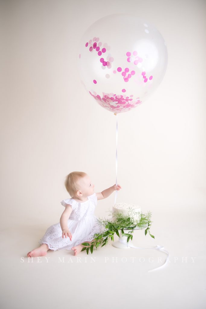 cake smash one year old frederick maryland photographer