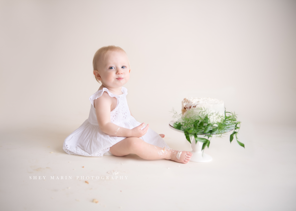 cake smash one year old frederick maryland photographer