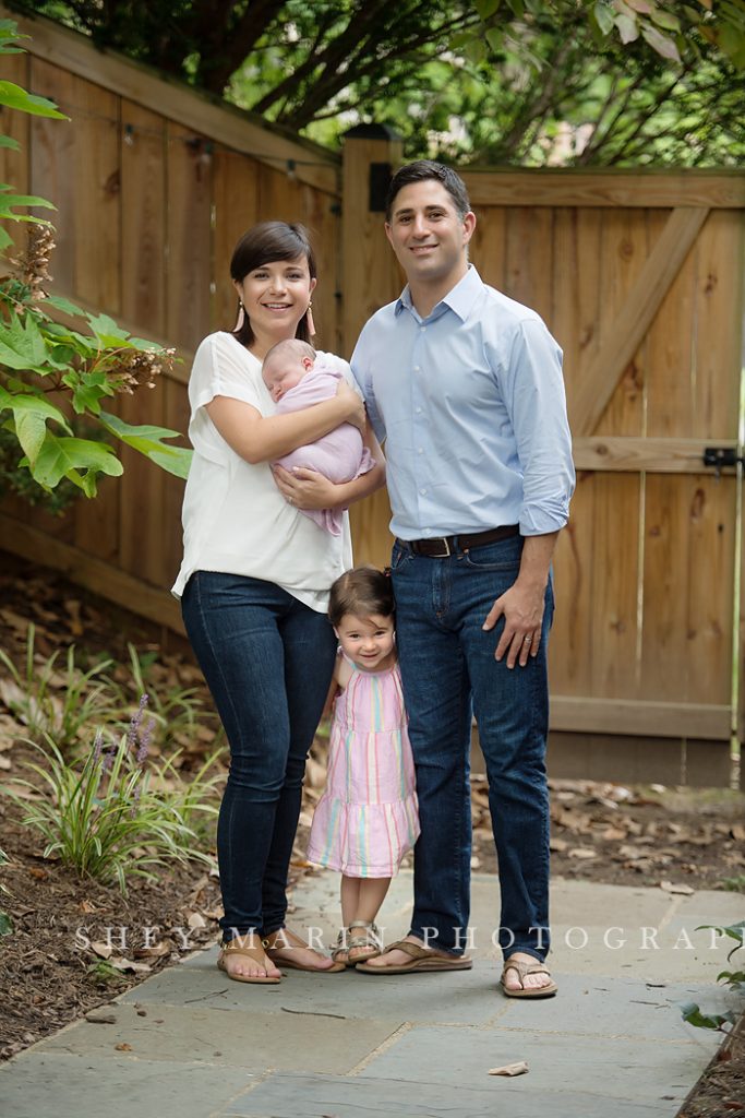 lifestyle newborn session Washington DC baby photographer