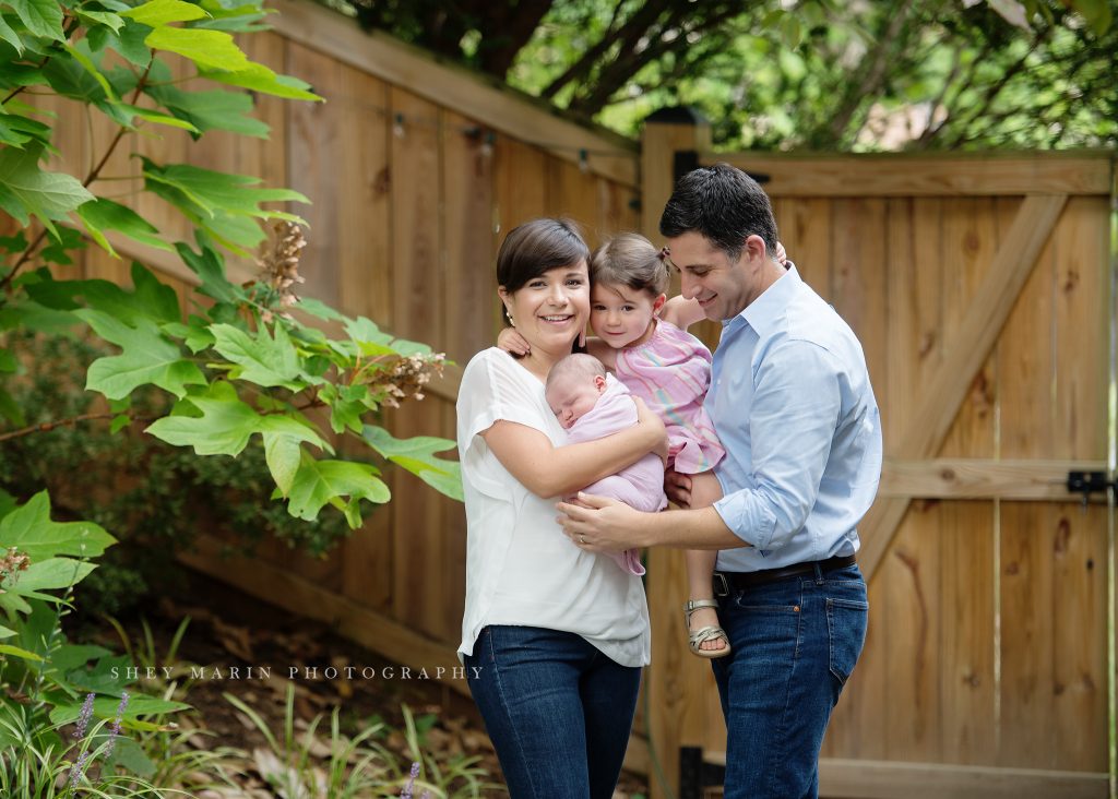 lifestyle newborn session Washington DC baby photographer