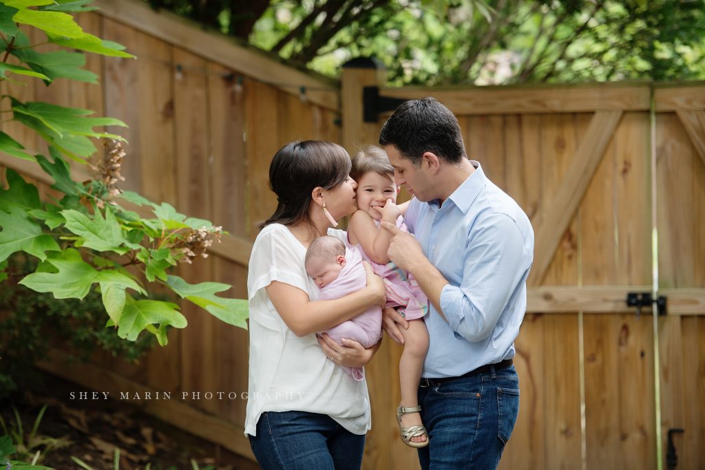 lifestyle newborn session Washington DC baby photographer