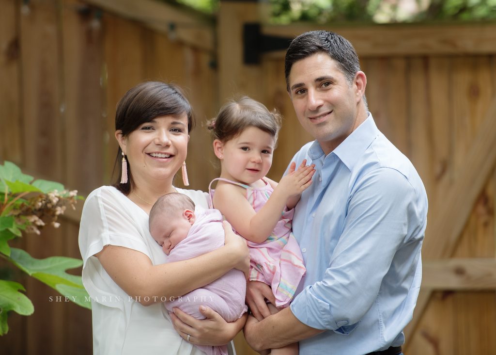 lifestyle newborn session Washington DC baby photographer