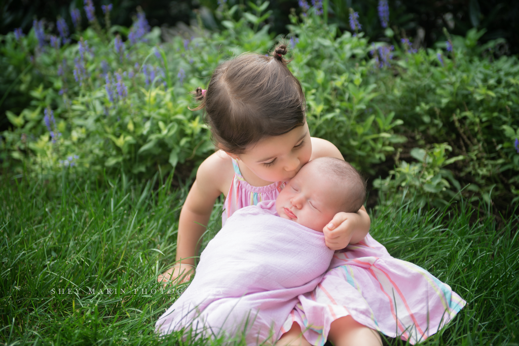 lifestyle newborn session Washington DC baby photographer