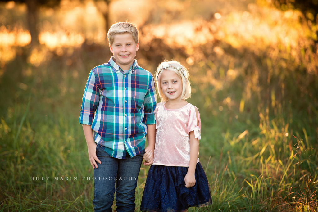 Frederick maryland children at sunset