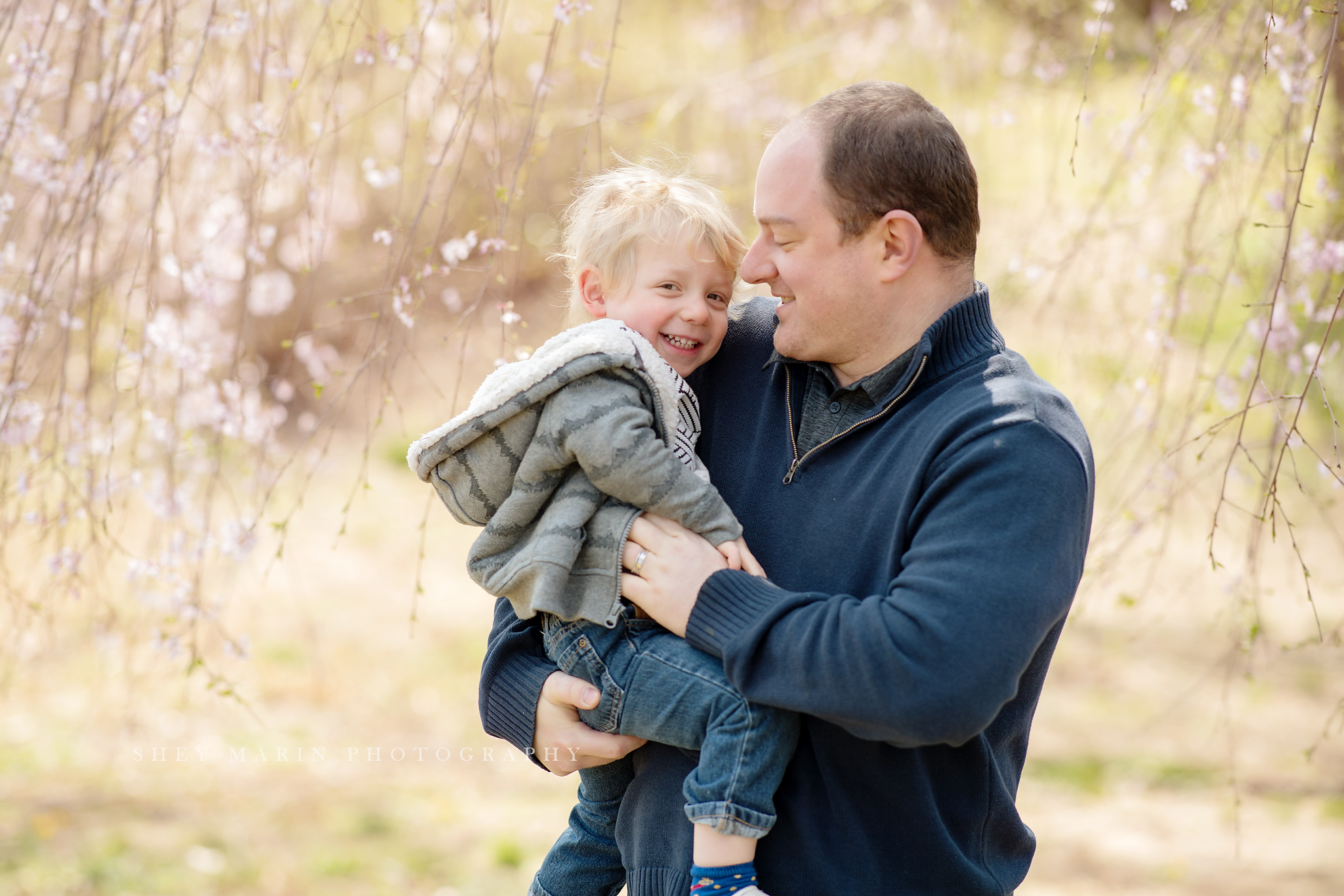 weeping cherries washington DC family photographer