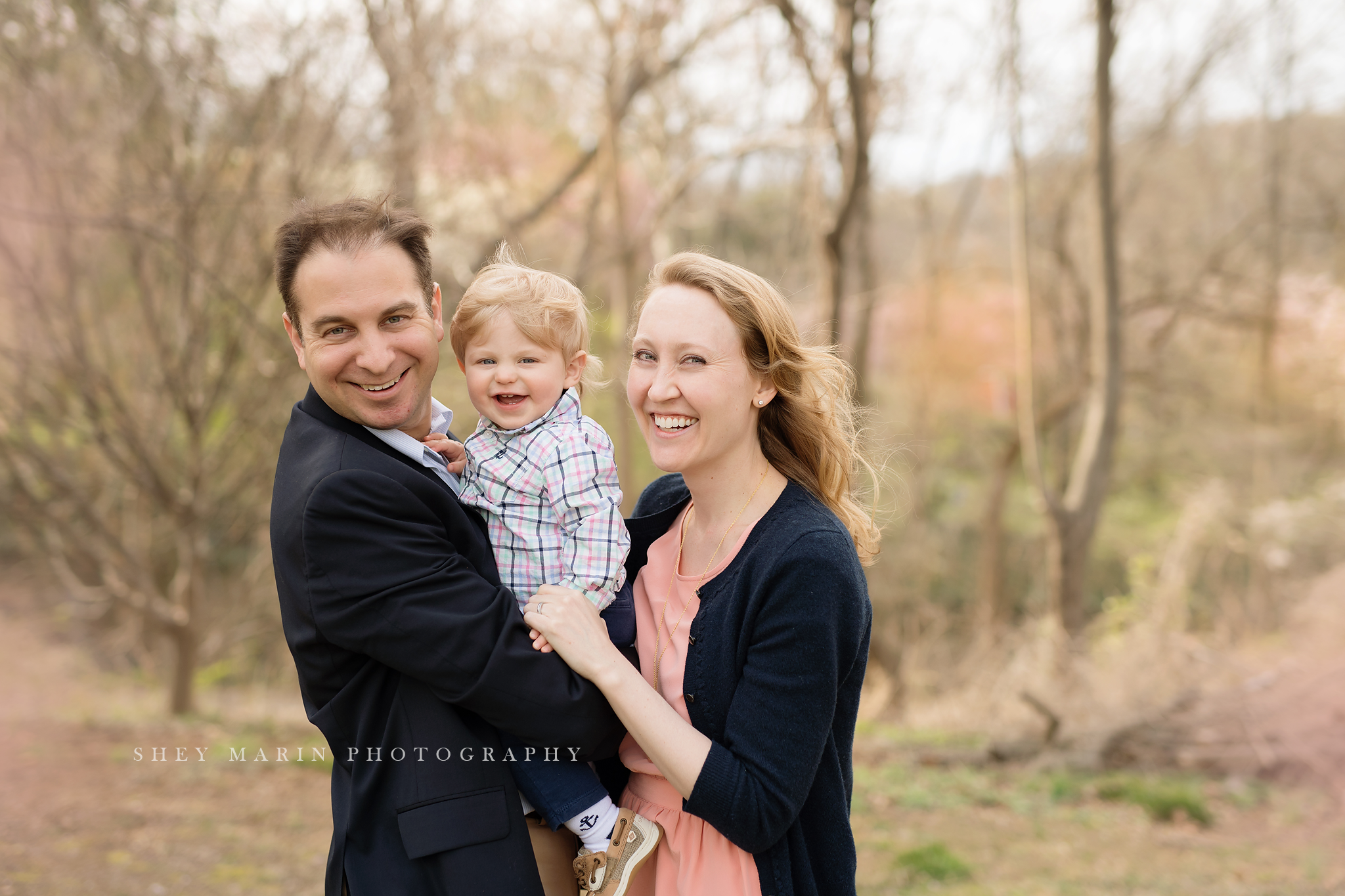 Spring cherry blossom family photosession Washington DC