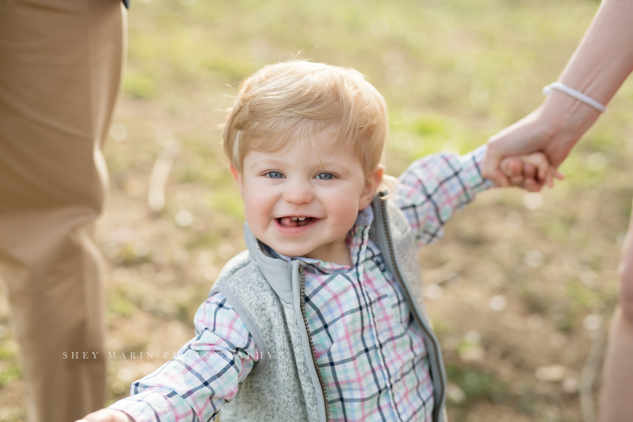 Spring cherry blossom family photosession Washington DC