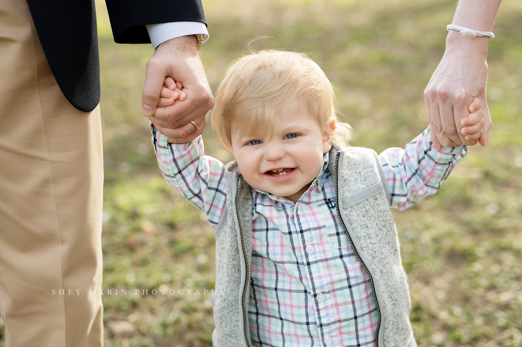 Spring cherry blossom family photosession Washington DC