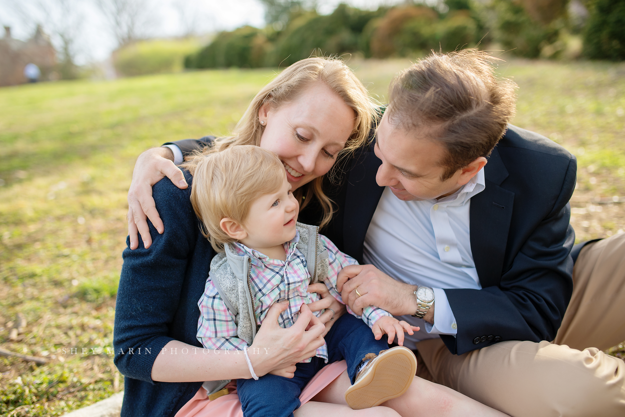 Spring cherry blossom family photosession Washington DC