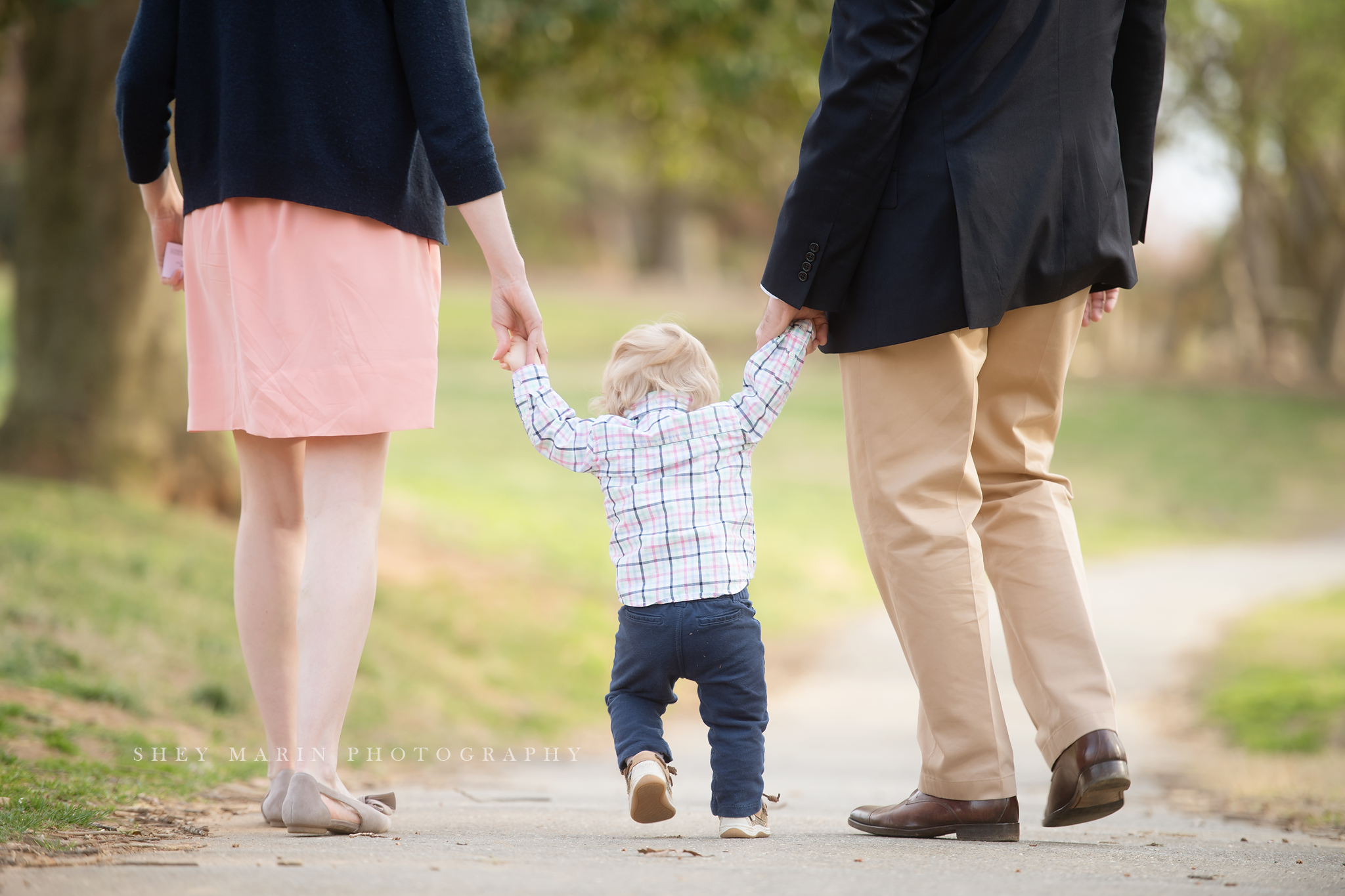 Spring cherry blossom family photosession Washington DC