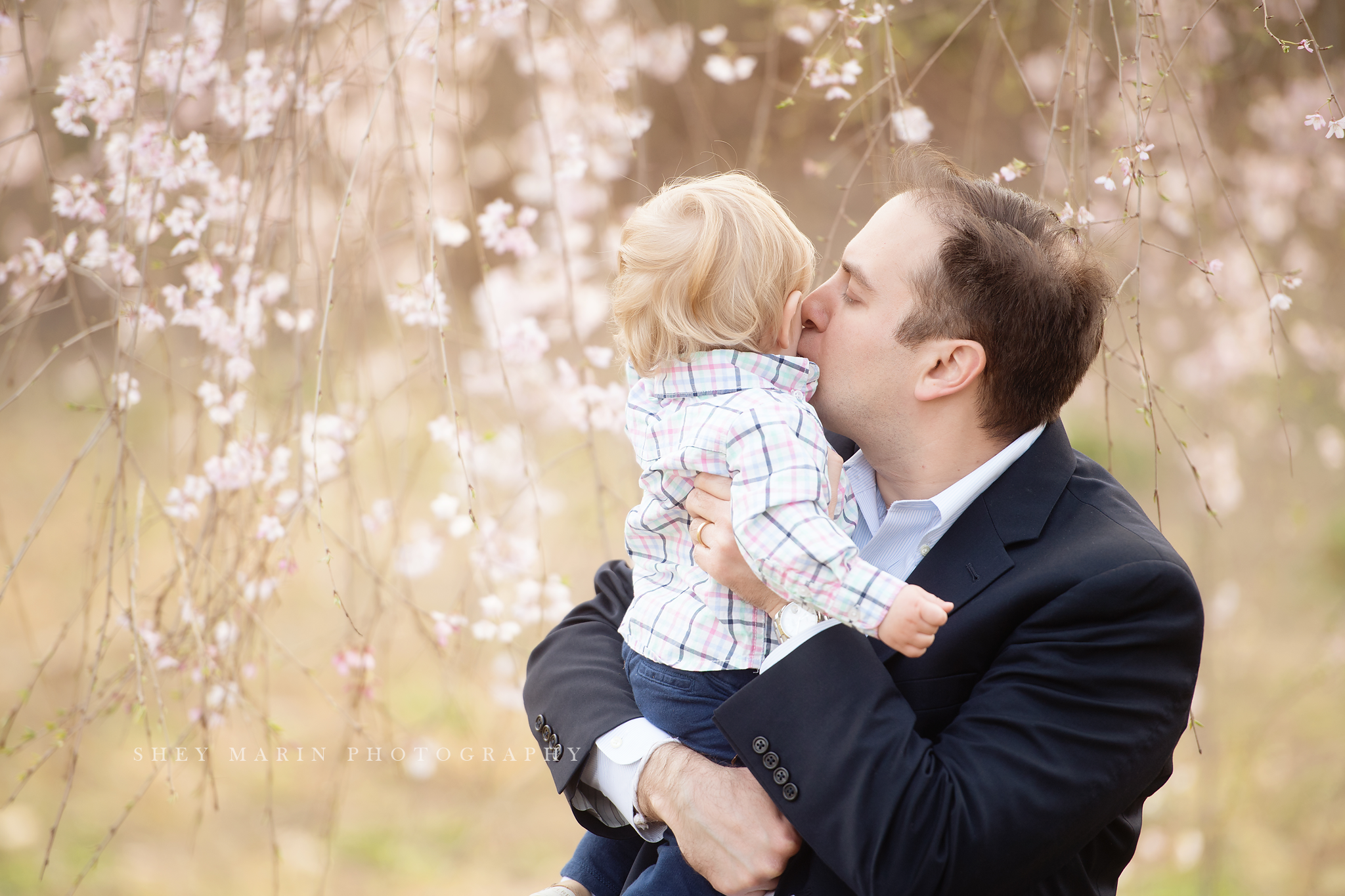 Spring cherry blossom family photosession Washington DC