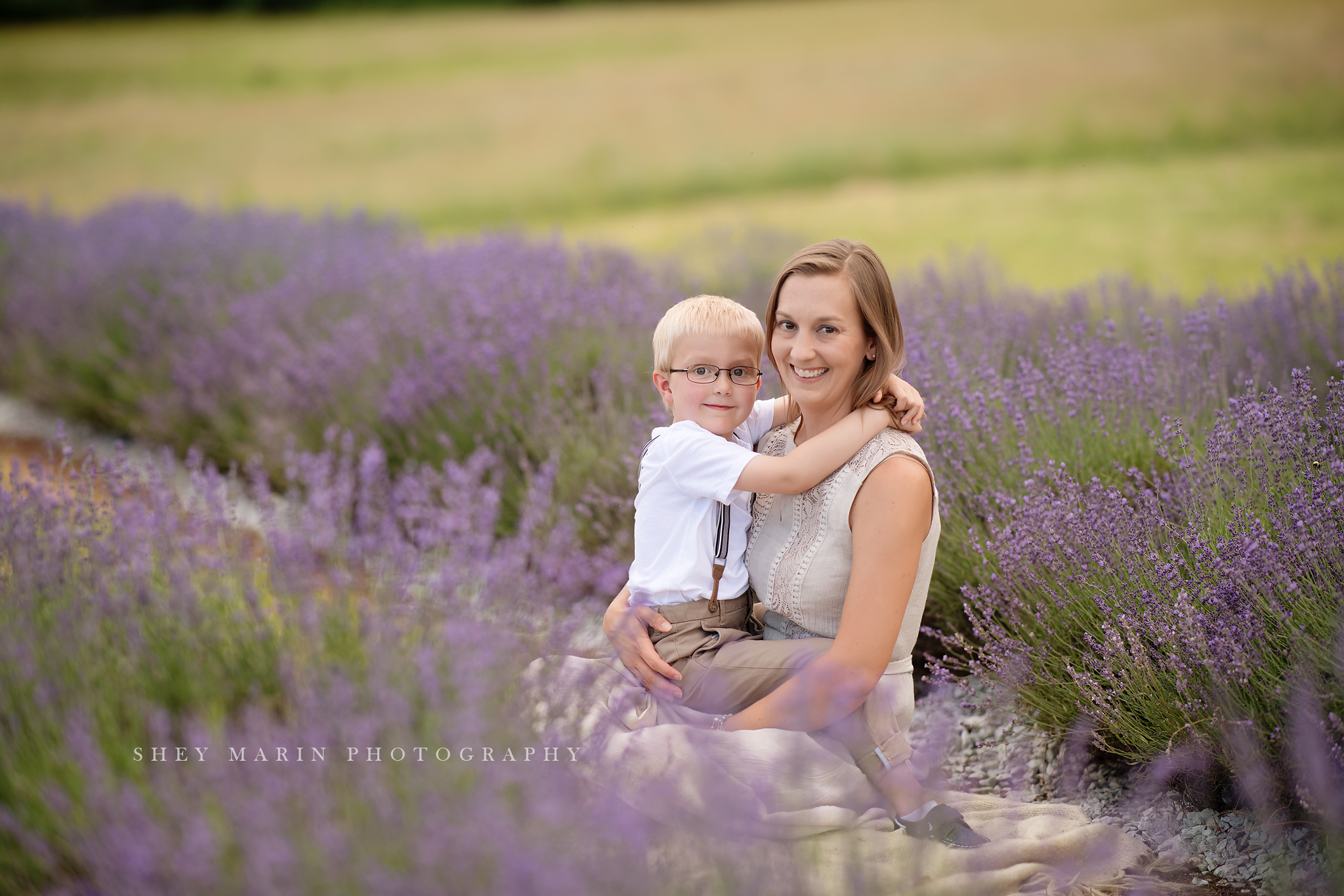 lavender field frederick maryland family photo session