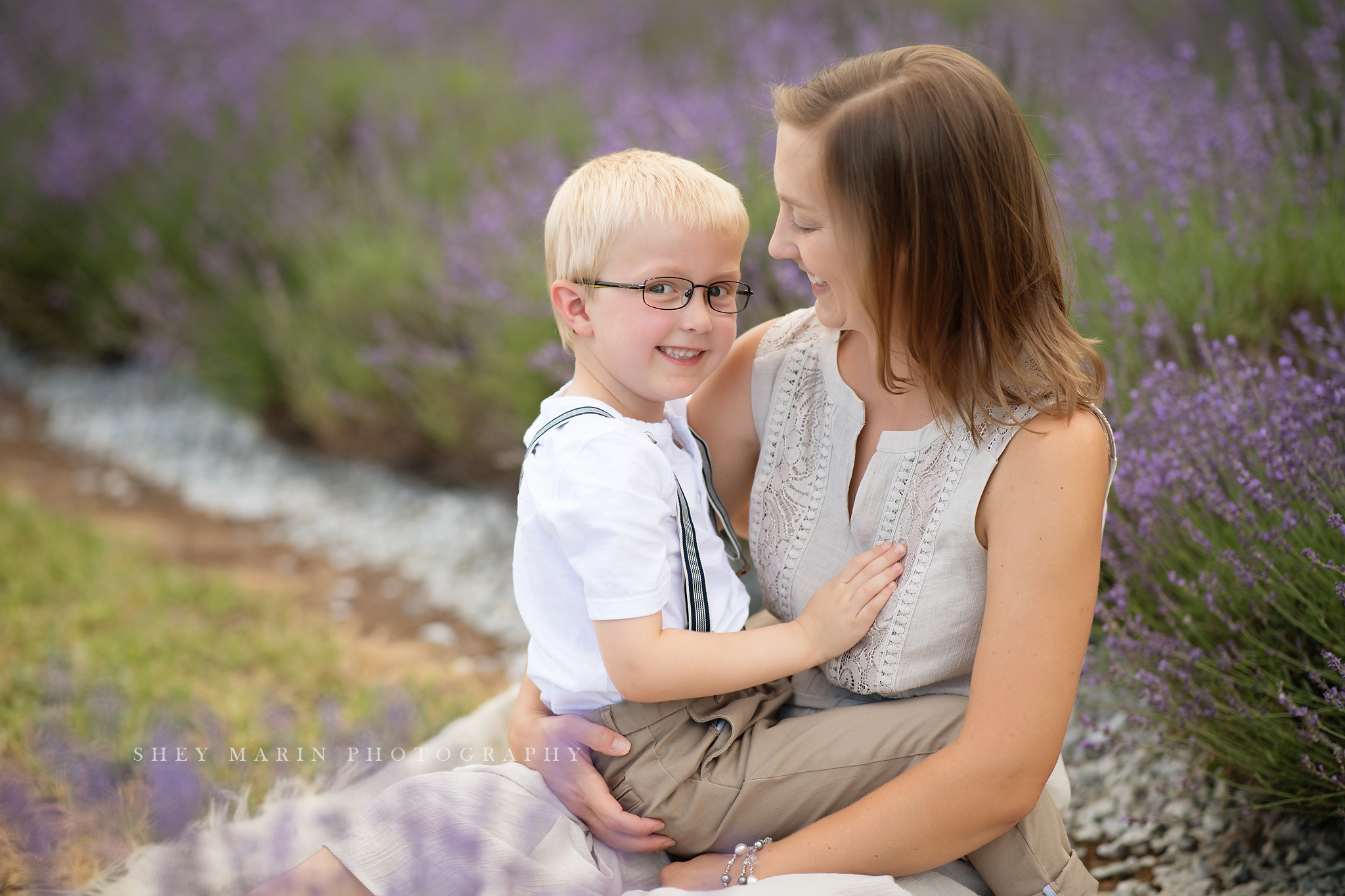 lavender field frederick maryland family photo session