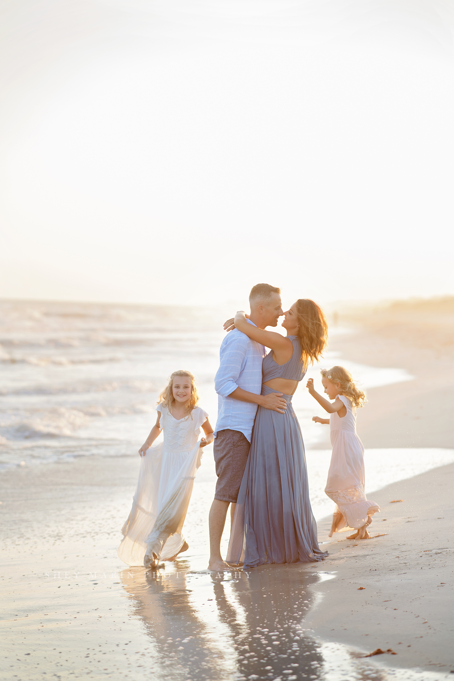 North Carolina beach family travel session