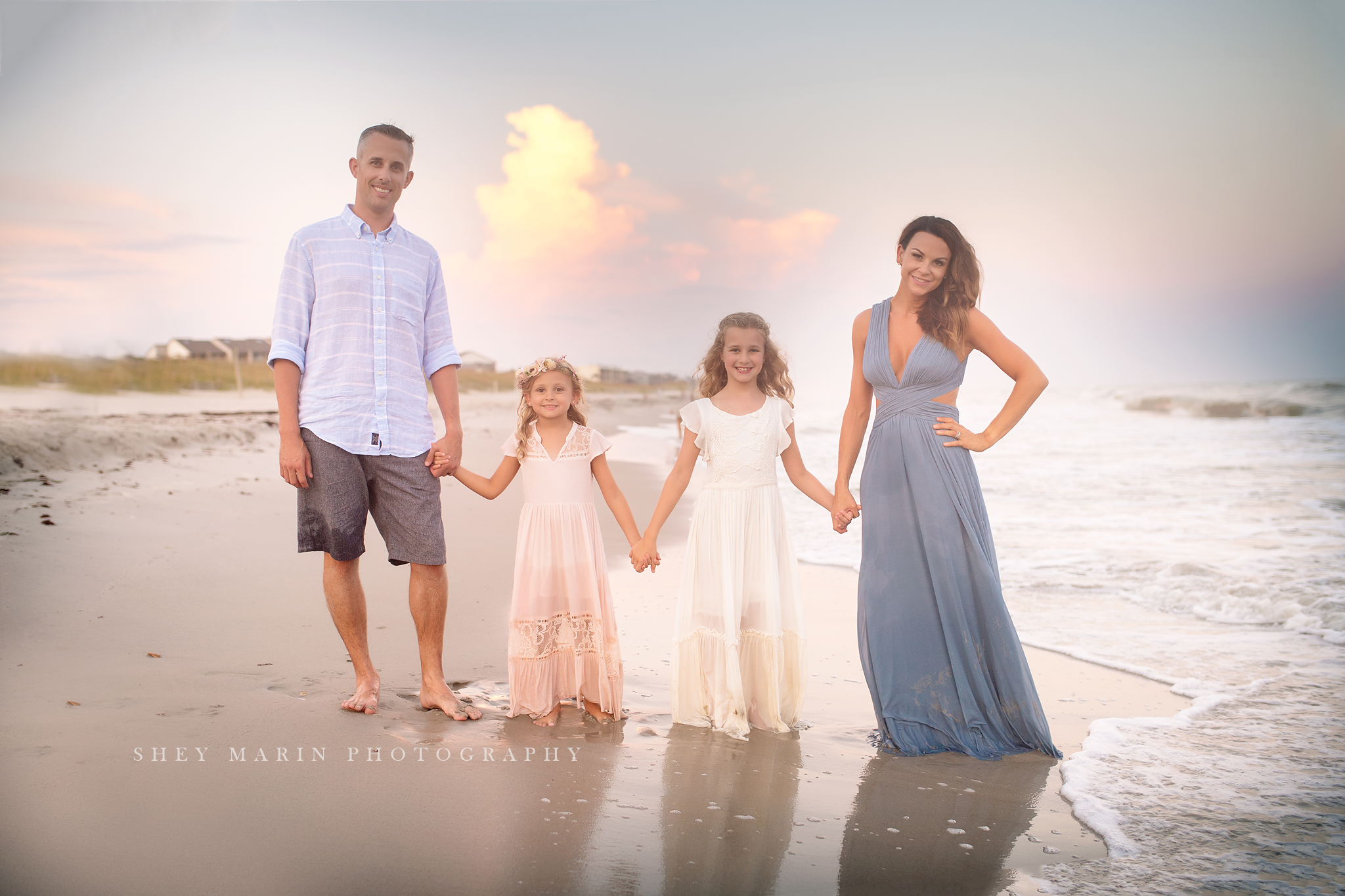 North Carolina beach family travel session