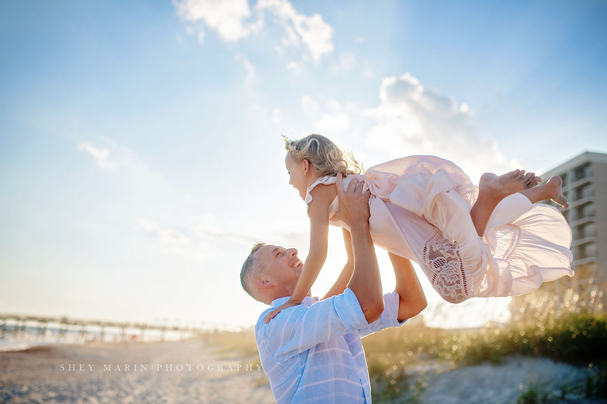 North Carolina beach family travel session