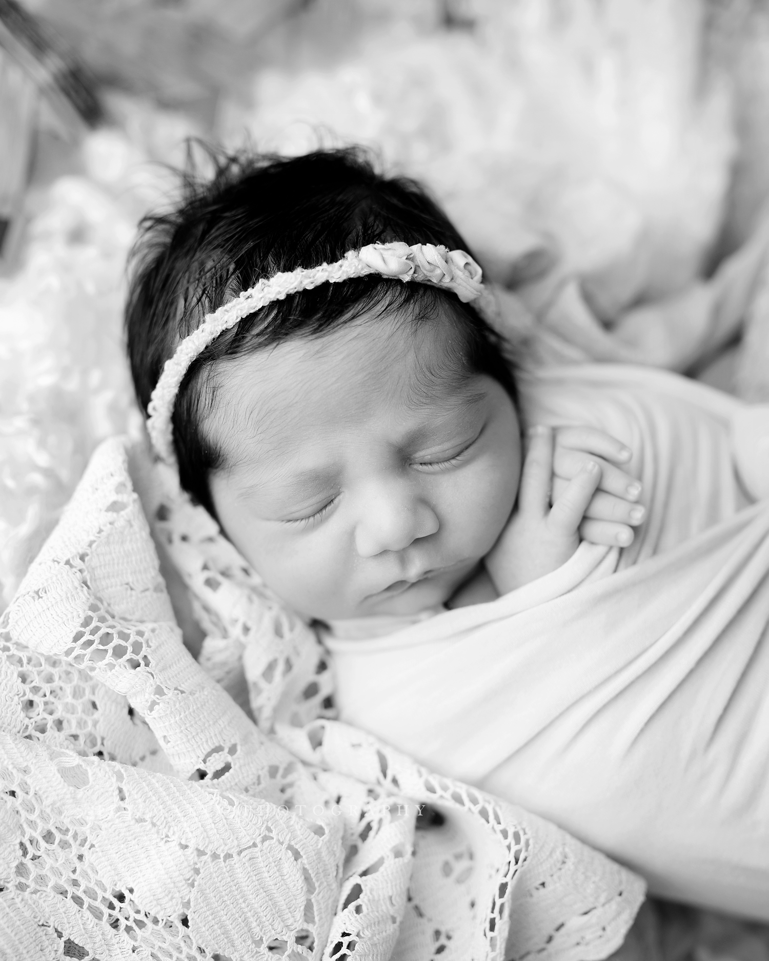 baby girl frederick newborn photographer