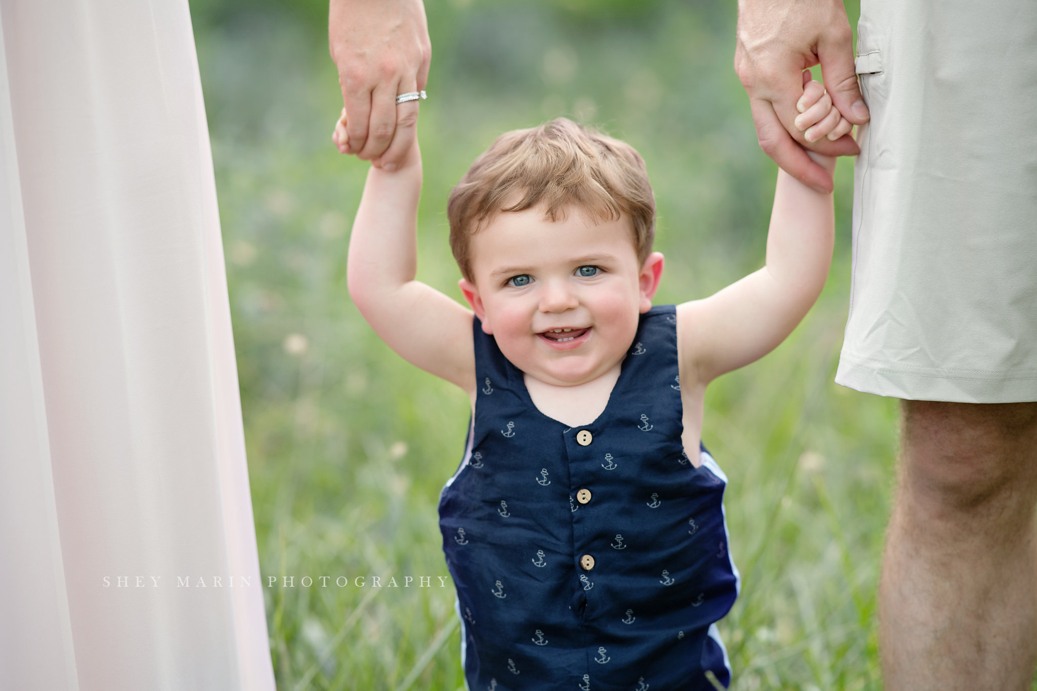 wildflower purple family photosession frederick maryland