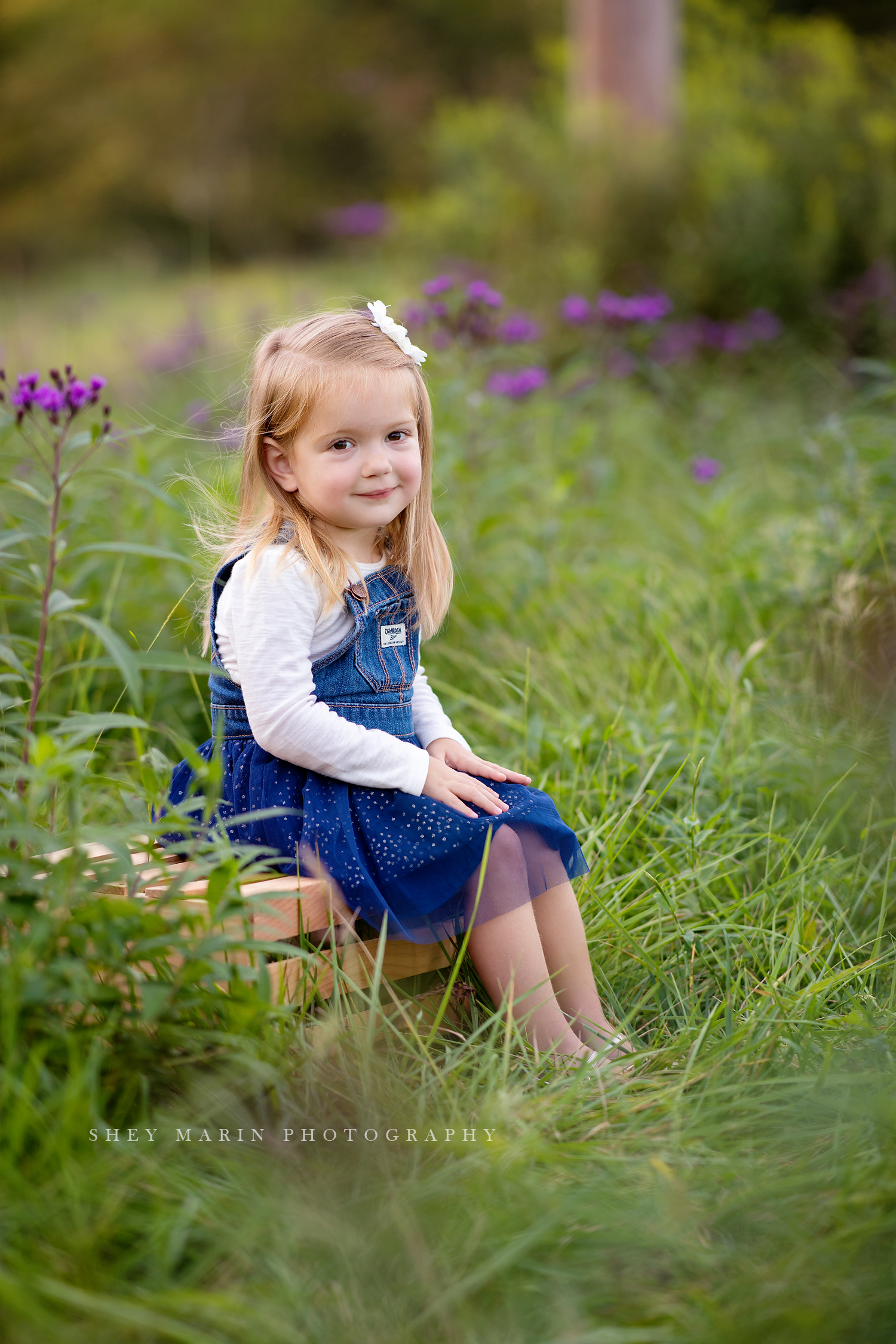 wildflowers and sisters Maryland family photographer