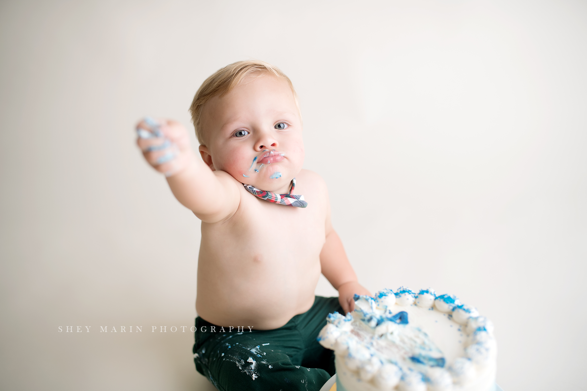 cake smash washington DC baby photographer