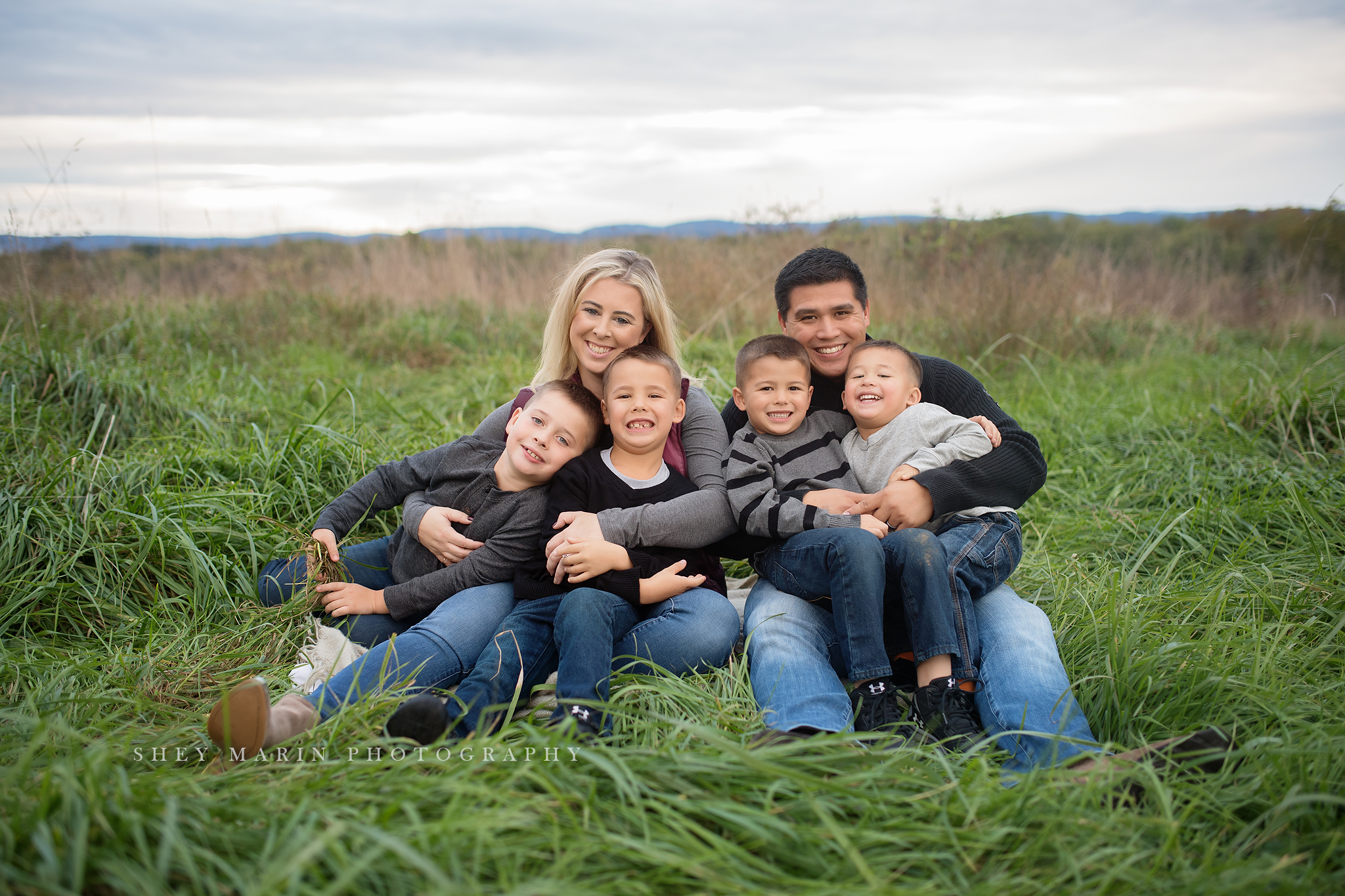 mountain fall family photography frederick maryland